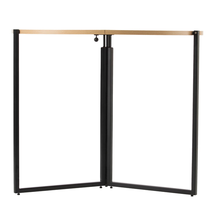 Ladston Round Folding Dining Table - AmericanHomeFurniture