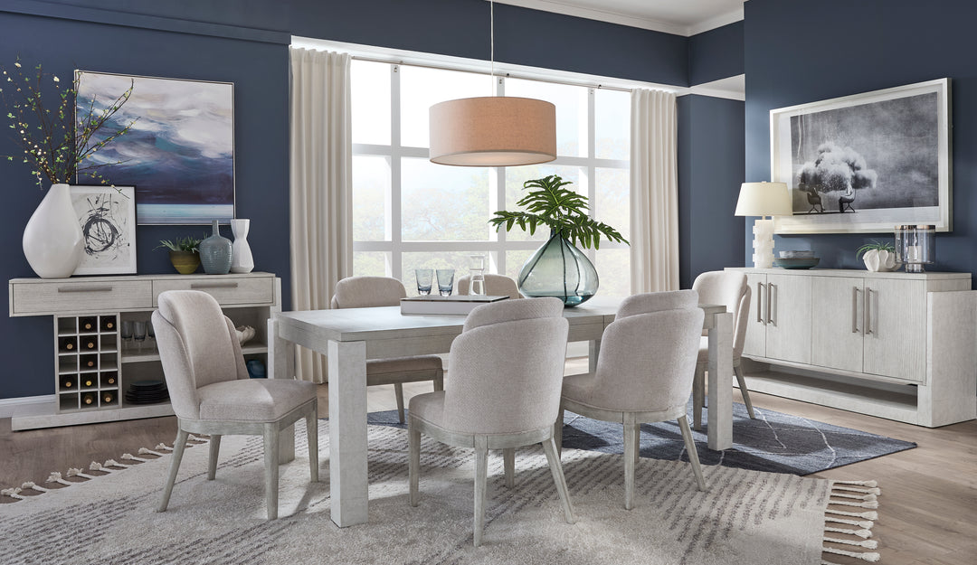 Lorelei Misty Cloud Extendable Rectangular Dining Table - D5893-20