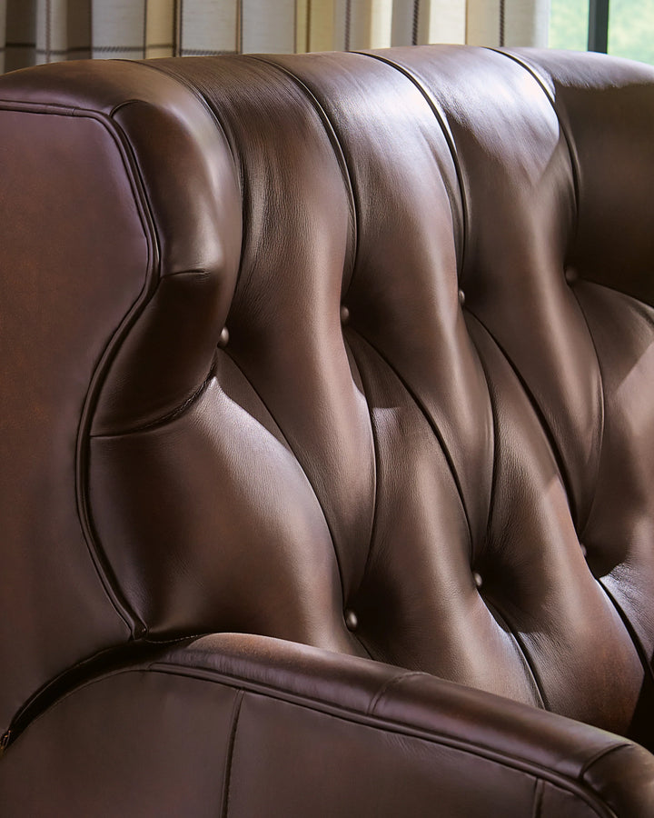 American Home Furniture Hooker Furniture Henderson Press Back Recliner