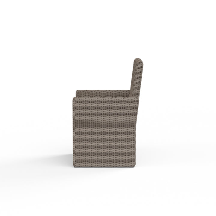 American Home Furniture | Sunset West - Coronado Dining Chair in Canvas Flax w/ Self Welt