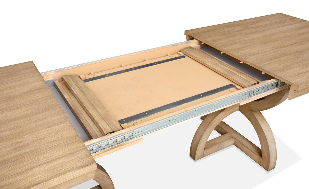 Coventry Honey Maple Extendable Trestle Dining Table - D6480-21