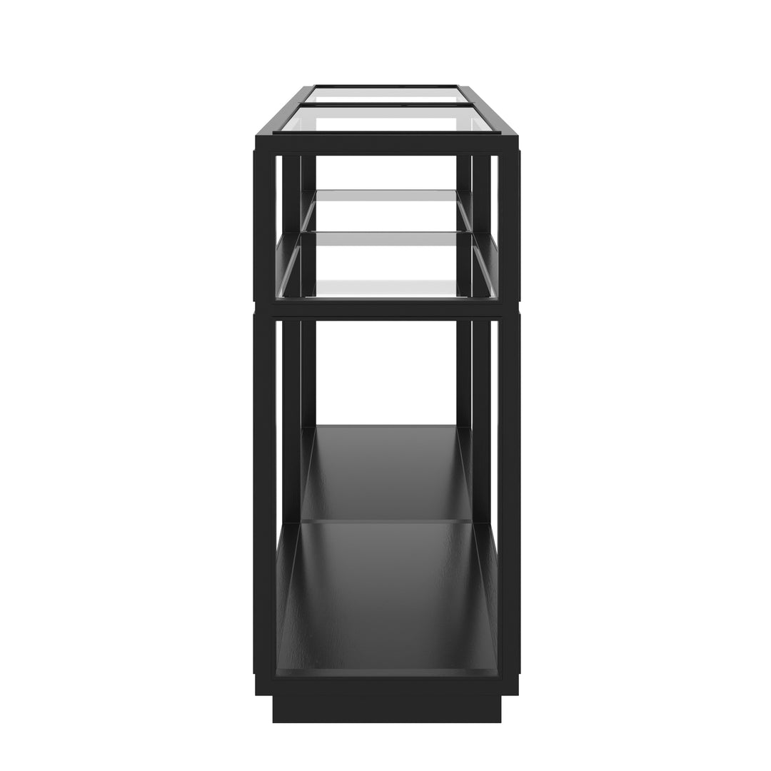 Glaze Console Table-Onyx