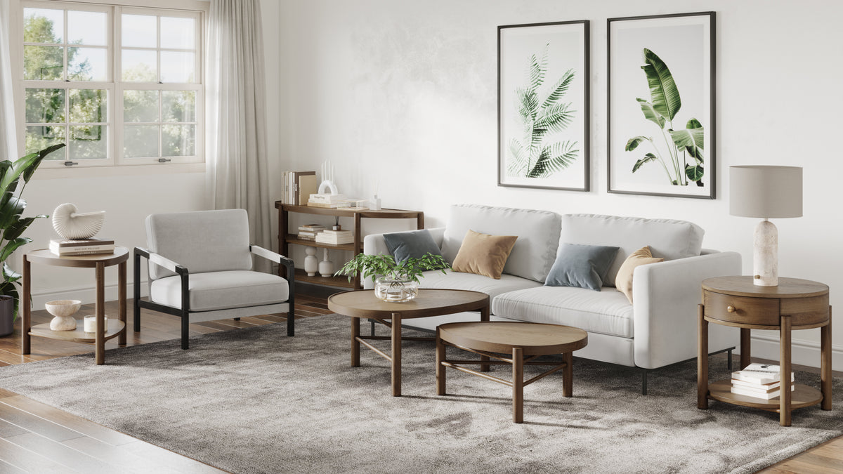 Hadleigh Brown Honey Shaped Accent End Table - T5558-34