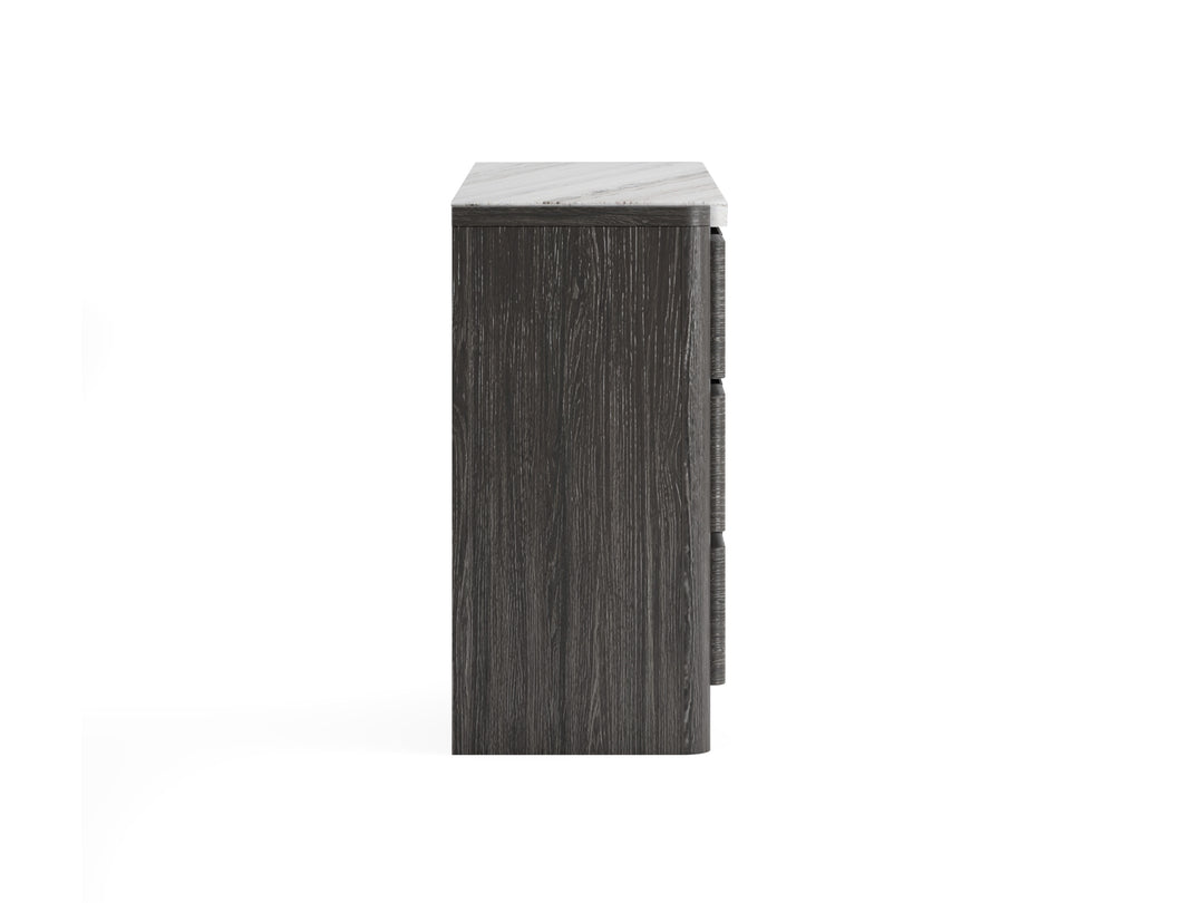 Keaton Black Double Drawer Dresser - B6614-22