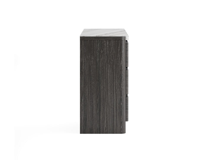 Keaton Black Double Drawer Dresser - B6614-22
