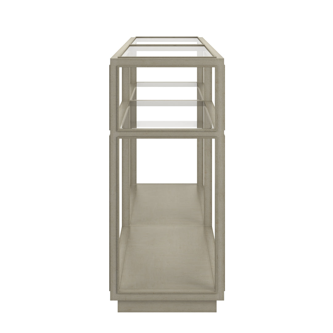 Glaze Console Table-Bezel