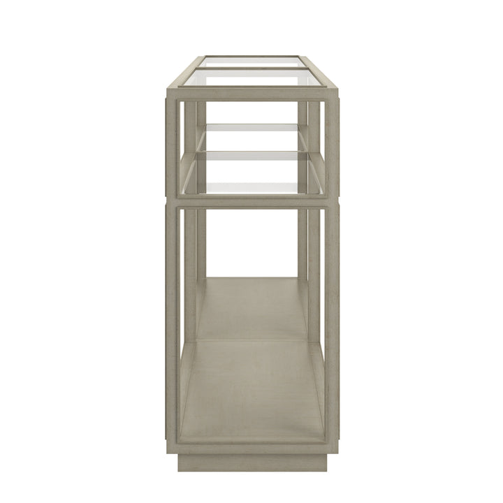 Glaze Console Table-Bezel