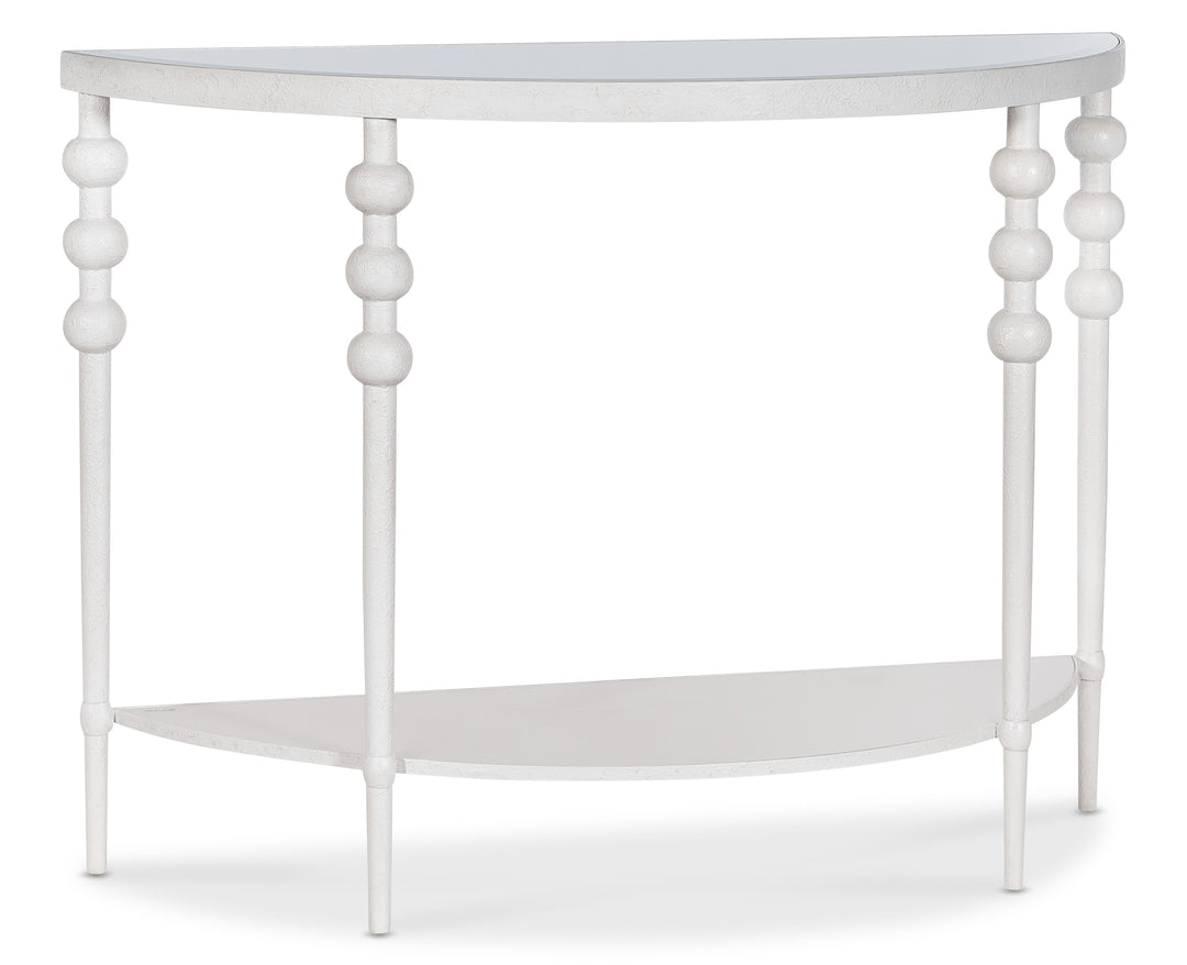 American Home Furniture Hooker Furniture Melange On the Bright Side Demilune Console