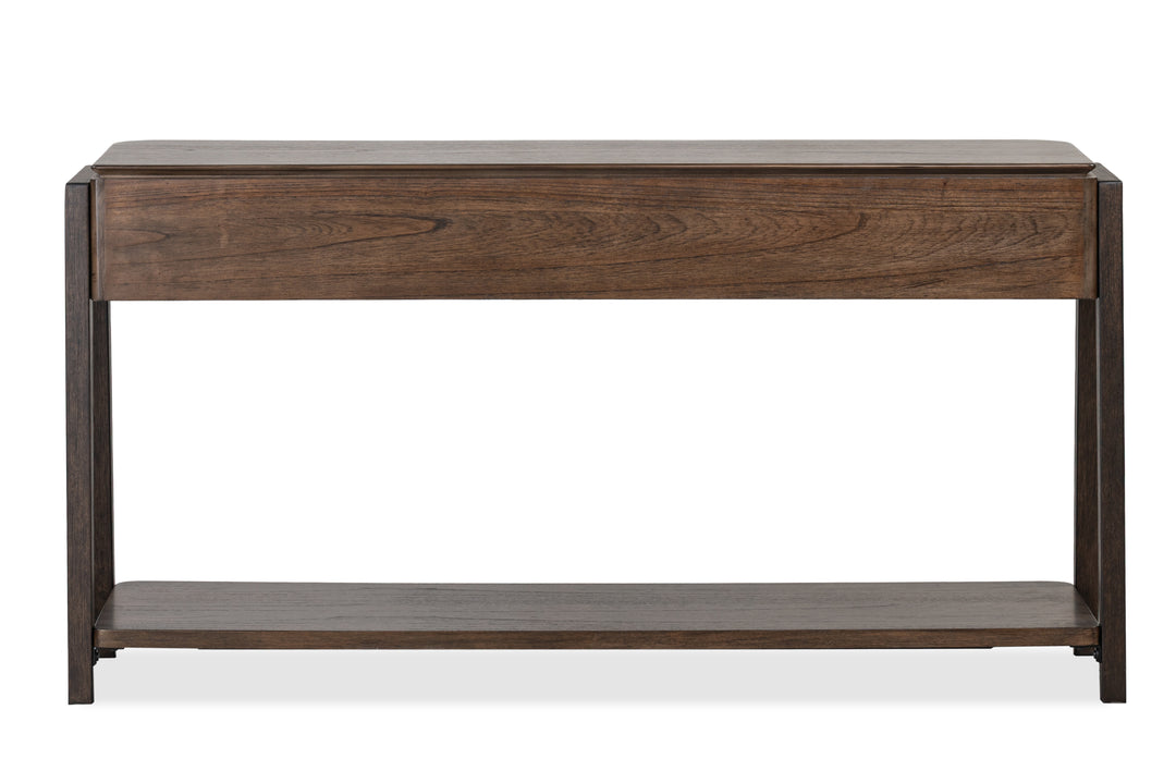 Hallie Milk Chocolate And Dark Chocolate Rectangular Sofa Table - T6355-73