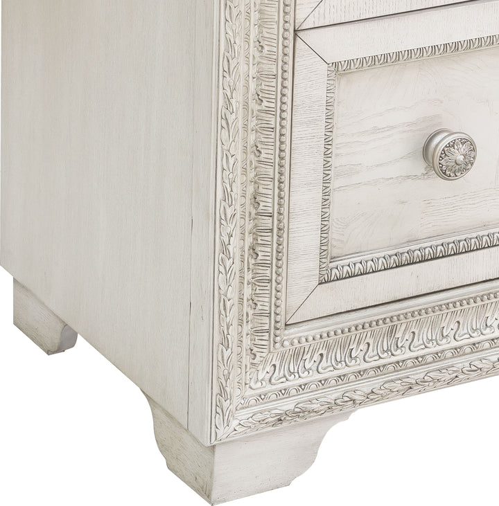 Camila Creamy White 9 Drawer Door Chest - P269125S