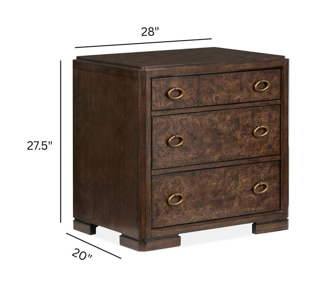 Rowan Espresso Drawer Nightstand - B5769-01