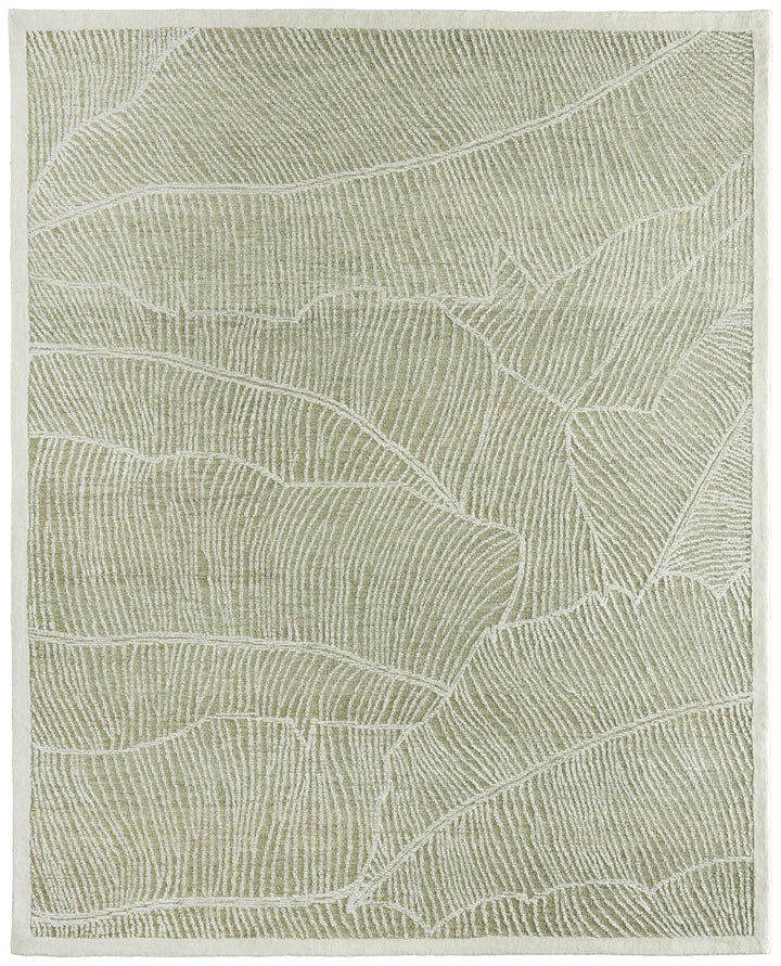 Rectangle/5' x 8'/Green/Ivory