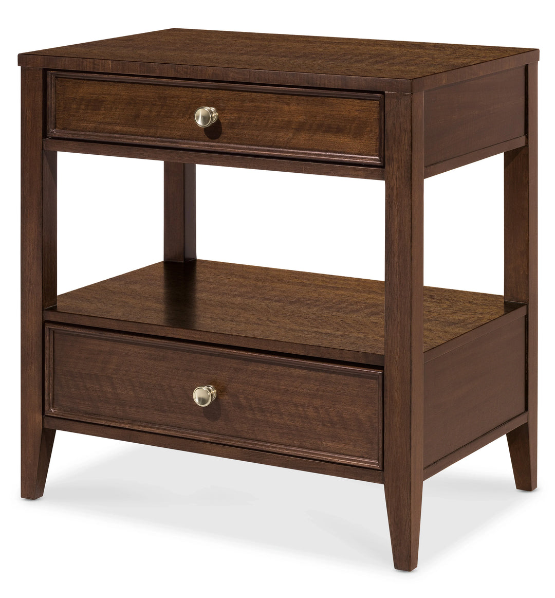 19.00"D x 28.00"W x 30.00"H/Dark Wood-Figured Quartered Walnut Veneer