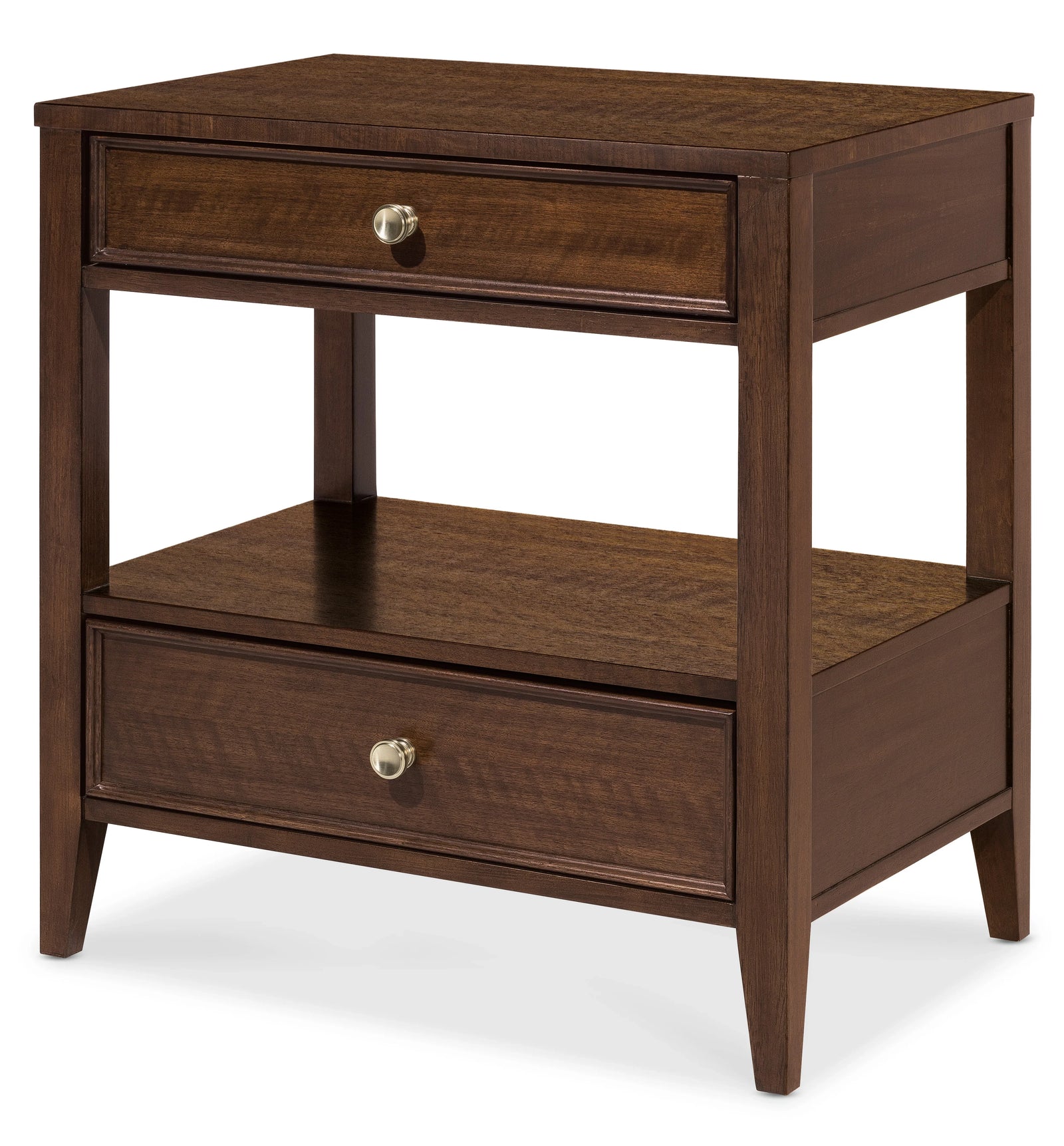 19.00"D x 28.00"W x 30.00"H/Dark Wood-Figured Quartered Walnut Veneer