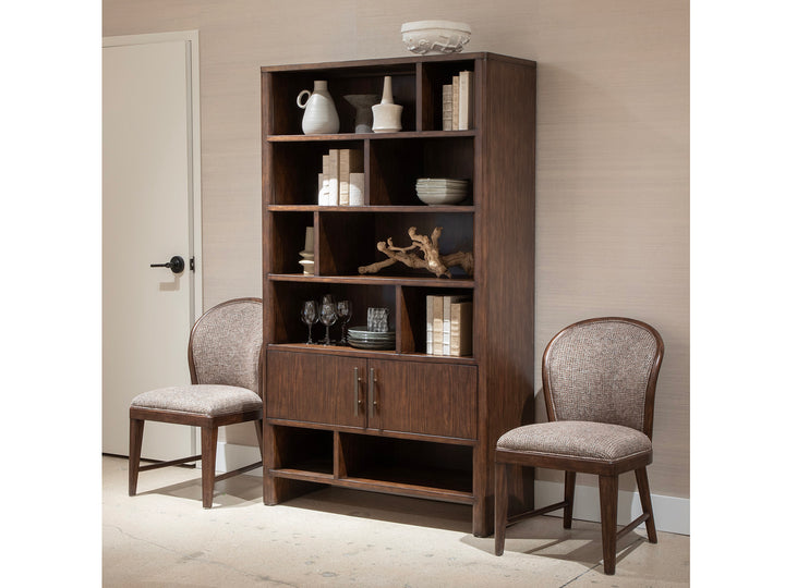 Belville Chestnut Brown Display Cabinet - D6520-08