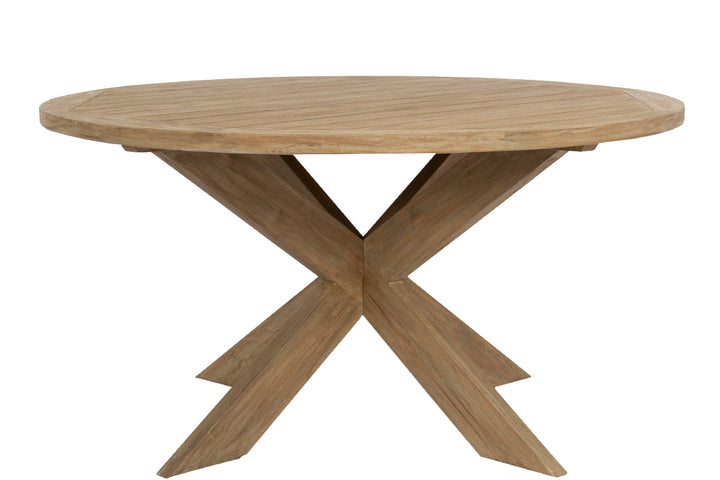 American Home Furniture | Sunset West - Coastal Teak 56" Round Dining Table