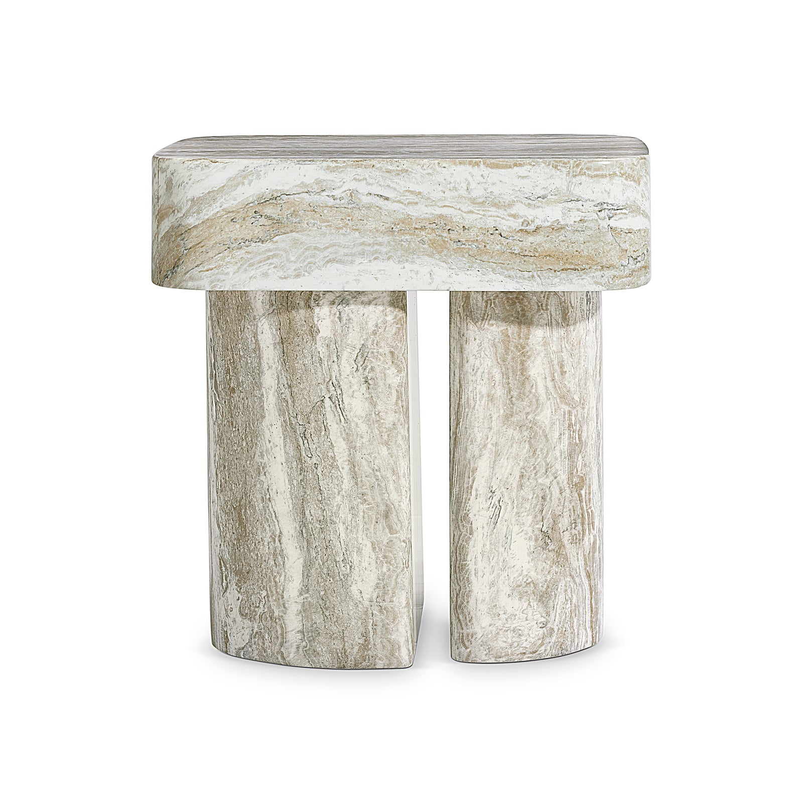 Arcadia Faux Stone Nightstand