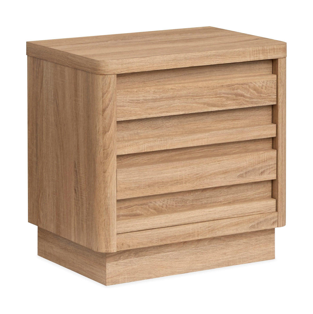 Brentwood Heights Provincial Brown Drawer Nightstand - B6381-01