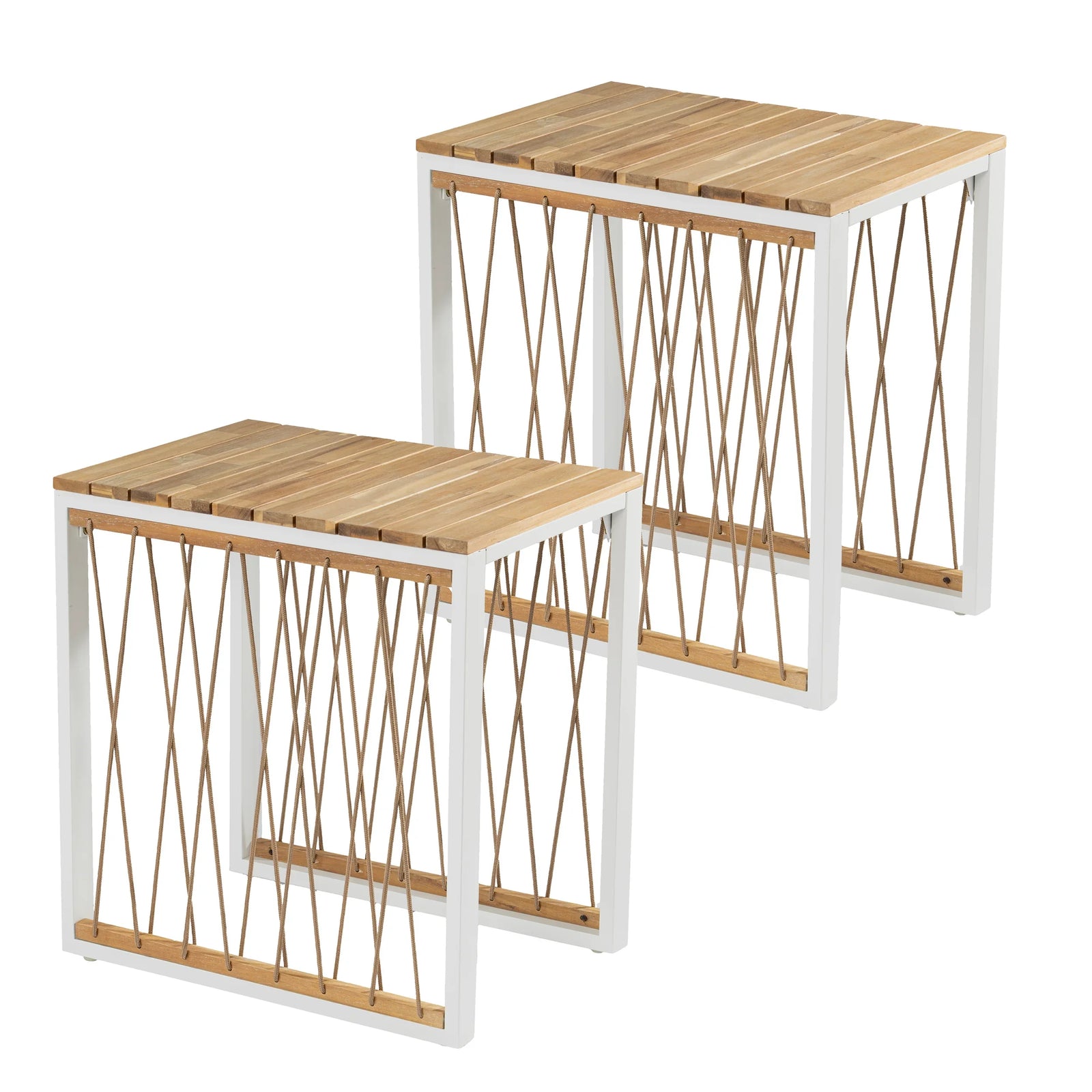 SEI Furniture Wallmond Outdoor End Table Set OUTDOOR ACCENT TABLES