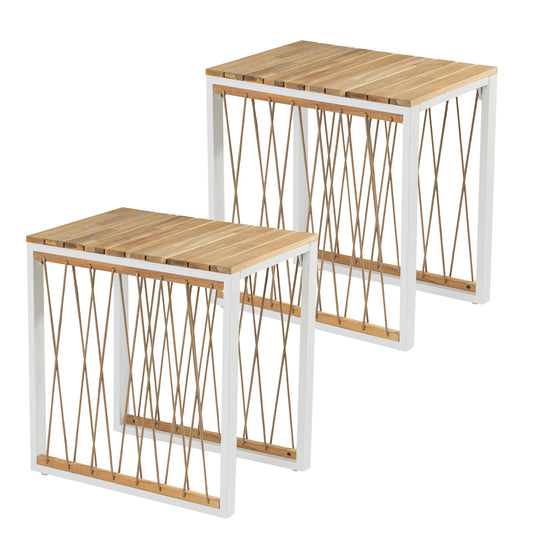 SEI Furniture Wallmond Outdoor End Table Set OUTDOOR ACCENT TABLES