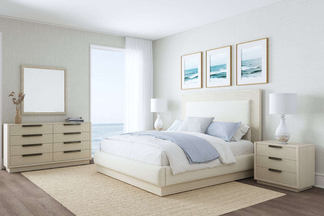 Cotiere Queen Upholstered Panel Bed