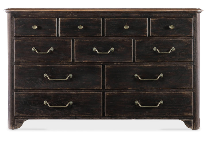 American Home Furniture | Hooker Furniture - Americana Dresser 1 - Molasses