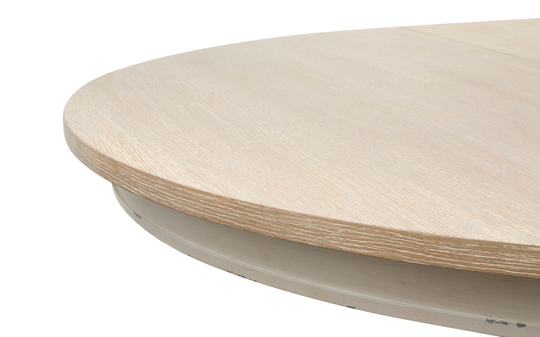 Echo Isles Sea Pearl And Driftwood Extendable 54" Round Dining Table - D6310-24