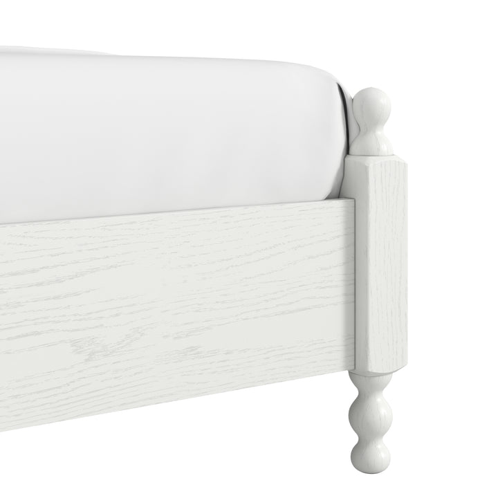 Haven KG Uph Finial Bed