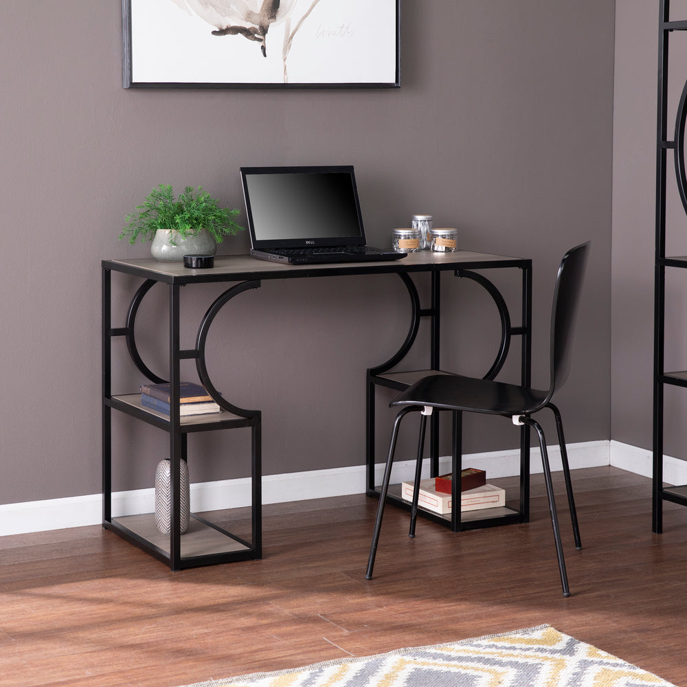 American Home Furniture | SEI Furniture - Tyberton Writing Desk w/ Storage