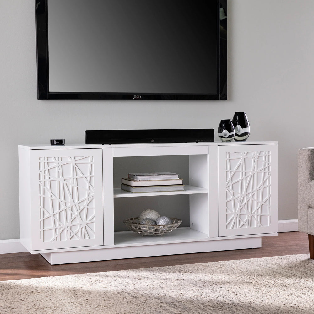 Delgrave Two-Door Media Cabinet - AmericanHomeFurniture
