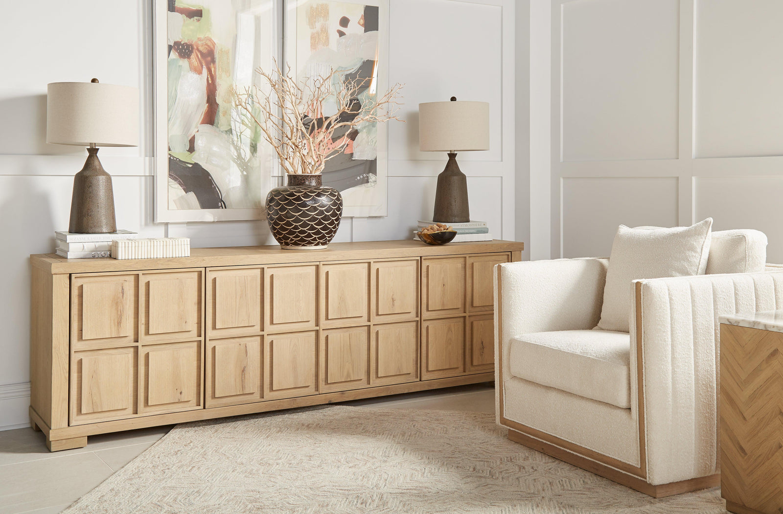 A.R.T. Furniture Cassat Channeled Lounge Chair ACCENT + LOUNGE CHAIRS