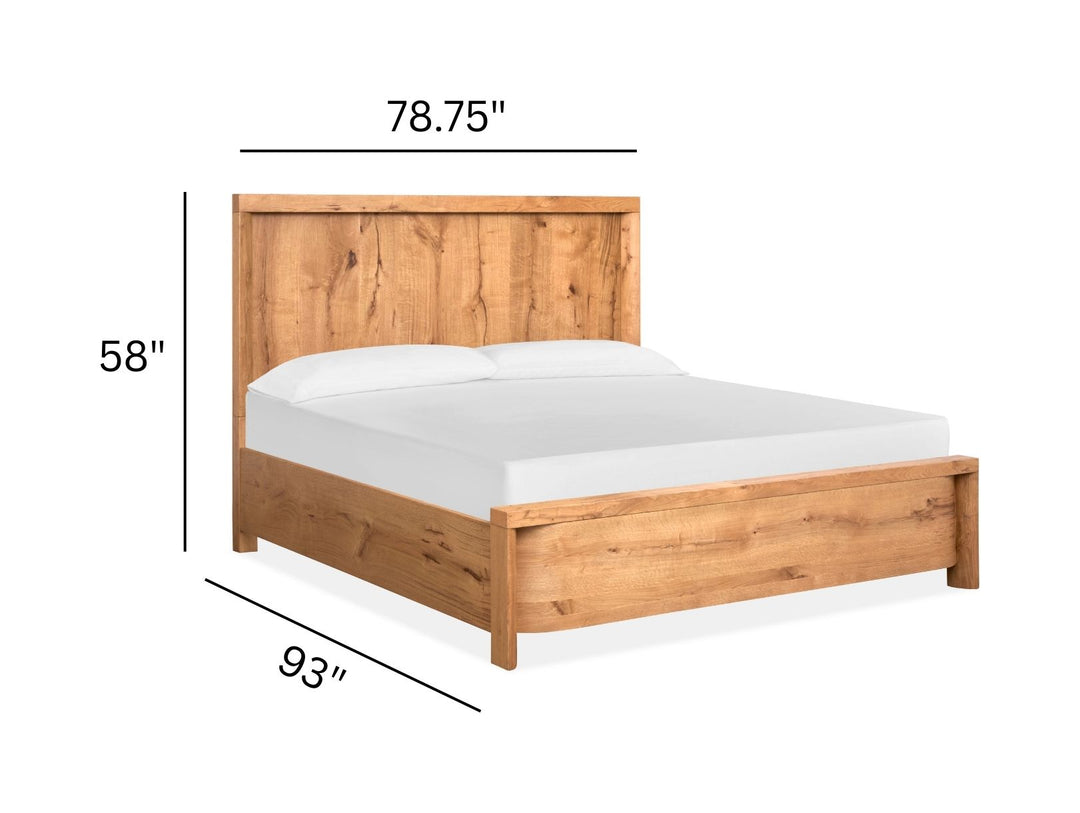 Laramie Honey Wheat California King Panel Bed - B6433-74