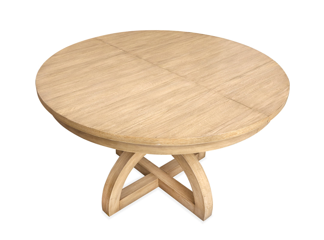 Coventry Honey Maple Extendable 48" Round Dining Table - D6480-22