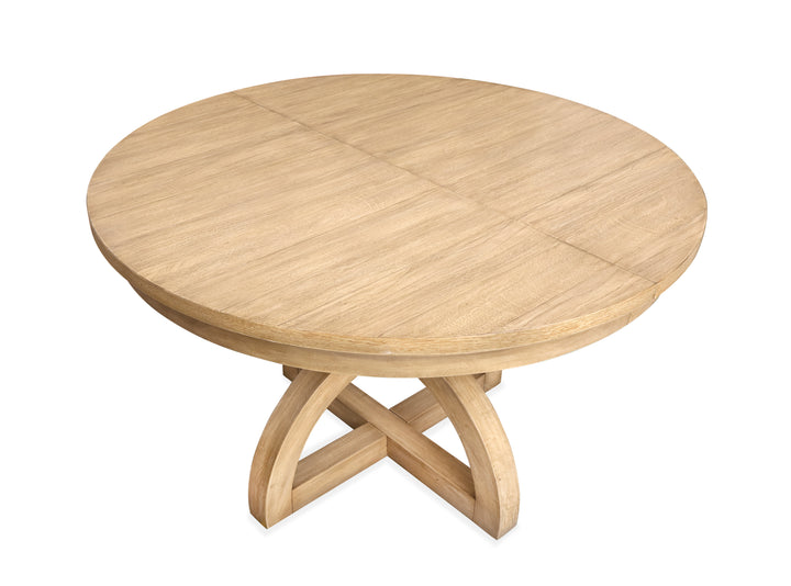 Coventry Honey Maple Extendable 48" Round Dining Table - D6480-22