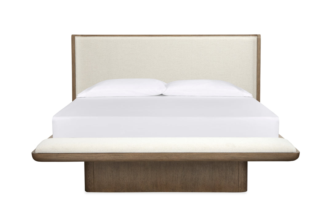 Thorne Amber Brown California King Upholstered Platform Bed - B6593-70