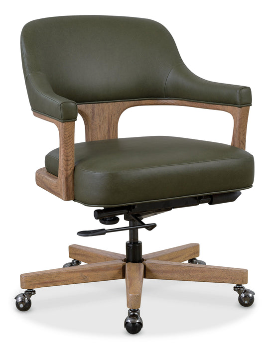 American Home Furniture Hooker Furniture Briar Executive Swivel Tilt Chair