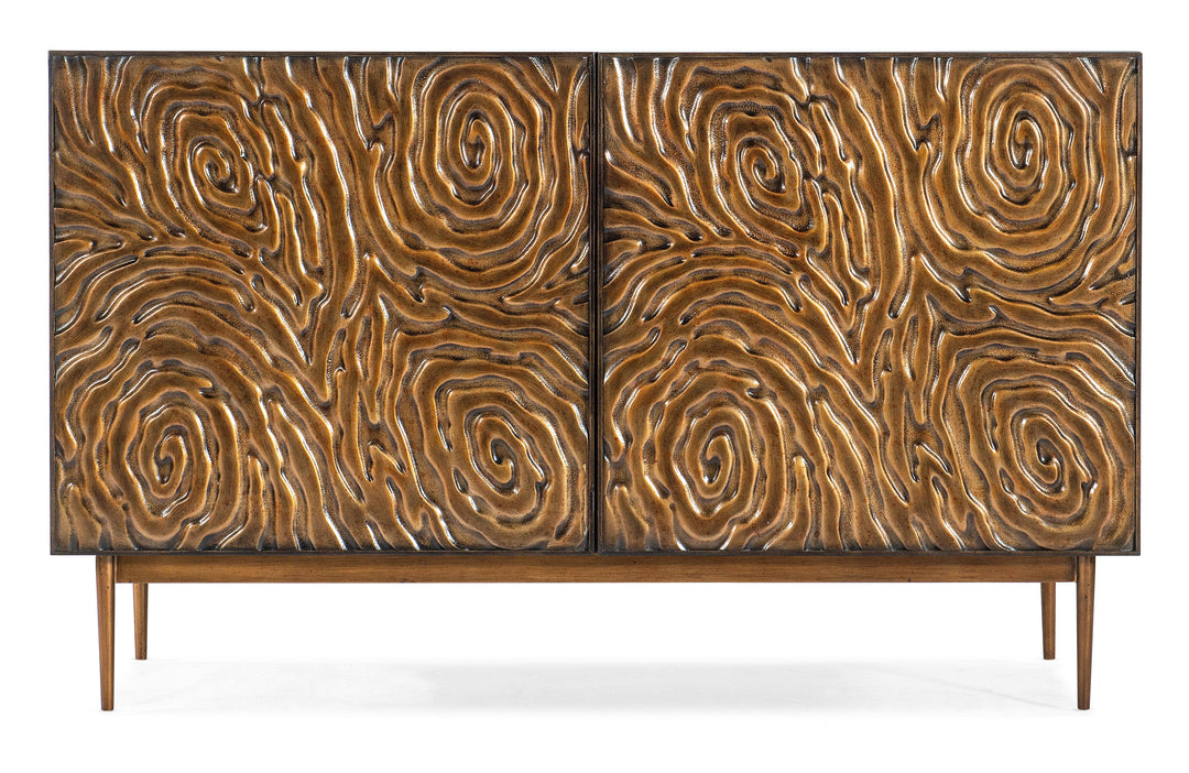 American Home Furniture Hooker Furniture Melange Fingerprints Two Door Credenza