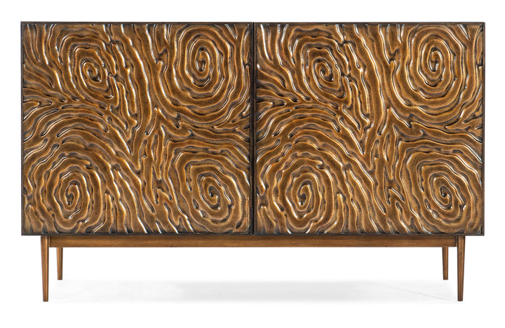 American Home Furniture Hooker Furniture Melange Fingerprints Two Door Credenza