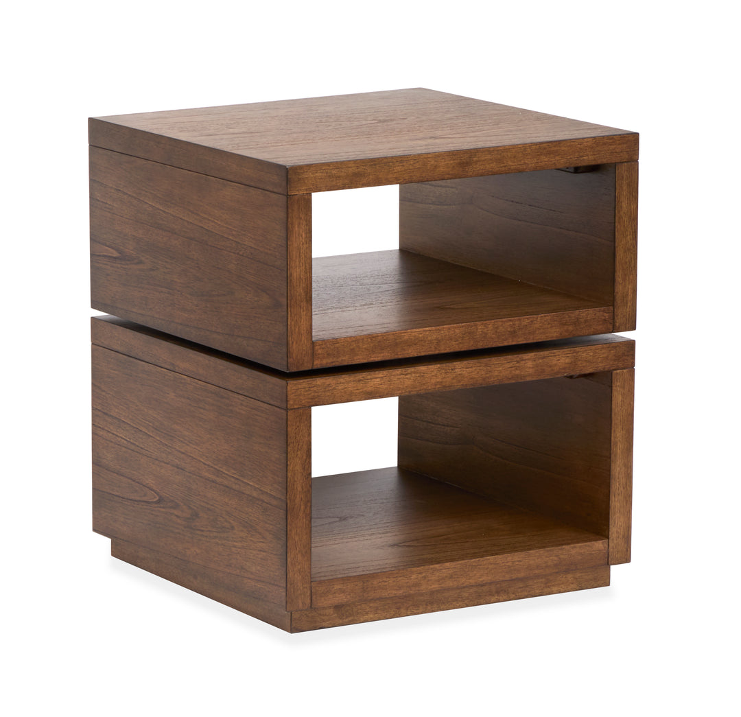 Newton Cinnamon Square End Table - T6505-01