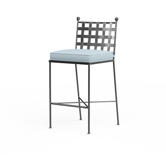 Provence Barstool in Canvas Skyline w/ Self Welt