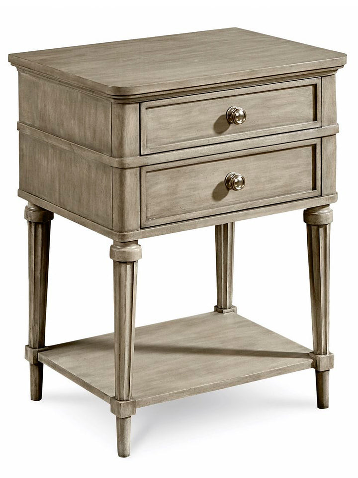 American Home Furniture | A.R.T. Furniture - Morrissey Kirke Leg Nightstand Bezel