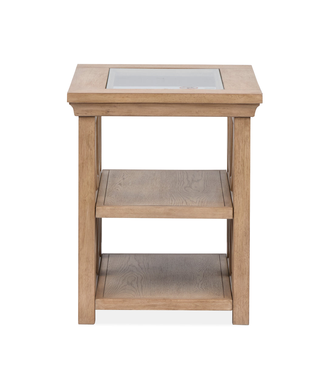 Coventry Honey Wheat Rectangular Shelf End Table - T6480-02
