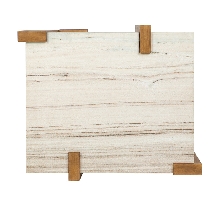 Carrington Honey Wheat Rectangular End Table - T5930-03
