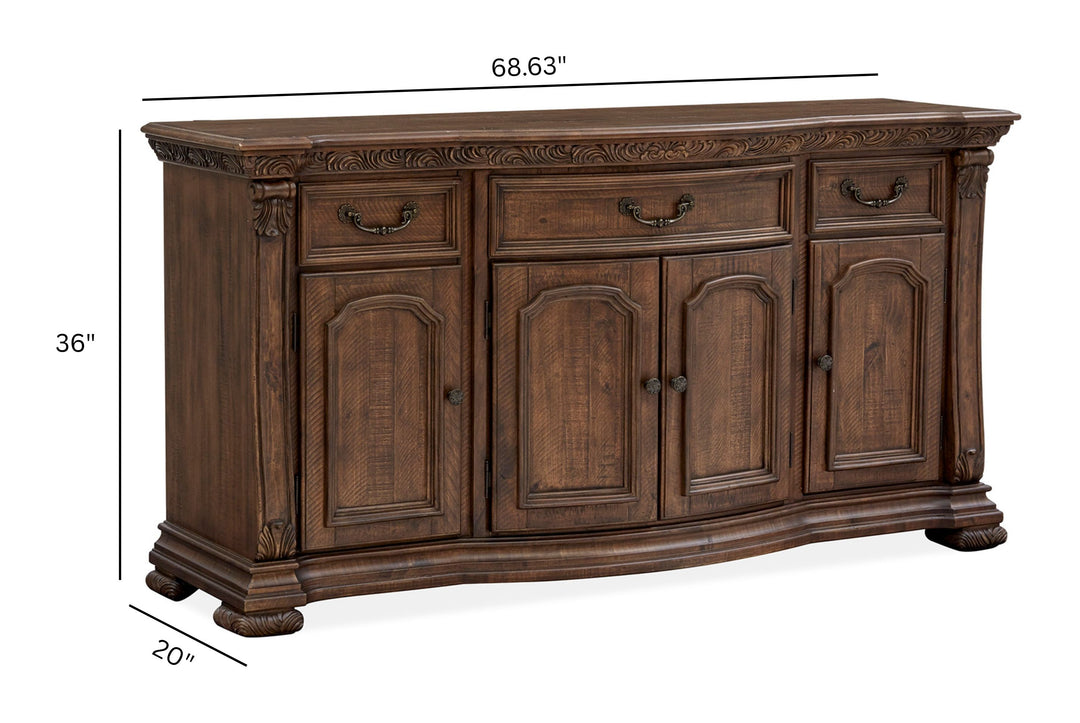 Durango Willadeene Brown Buffet - D5133-14
