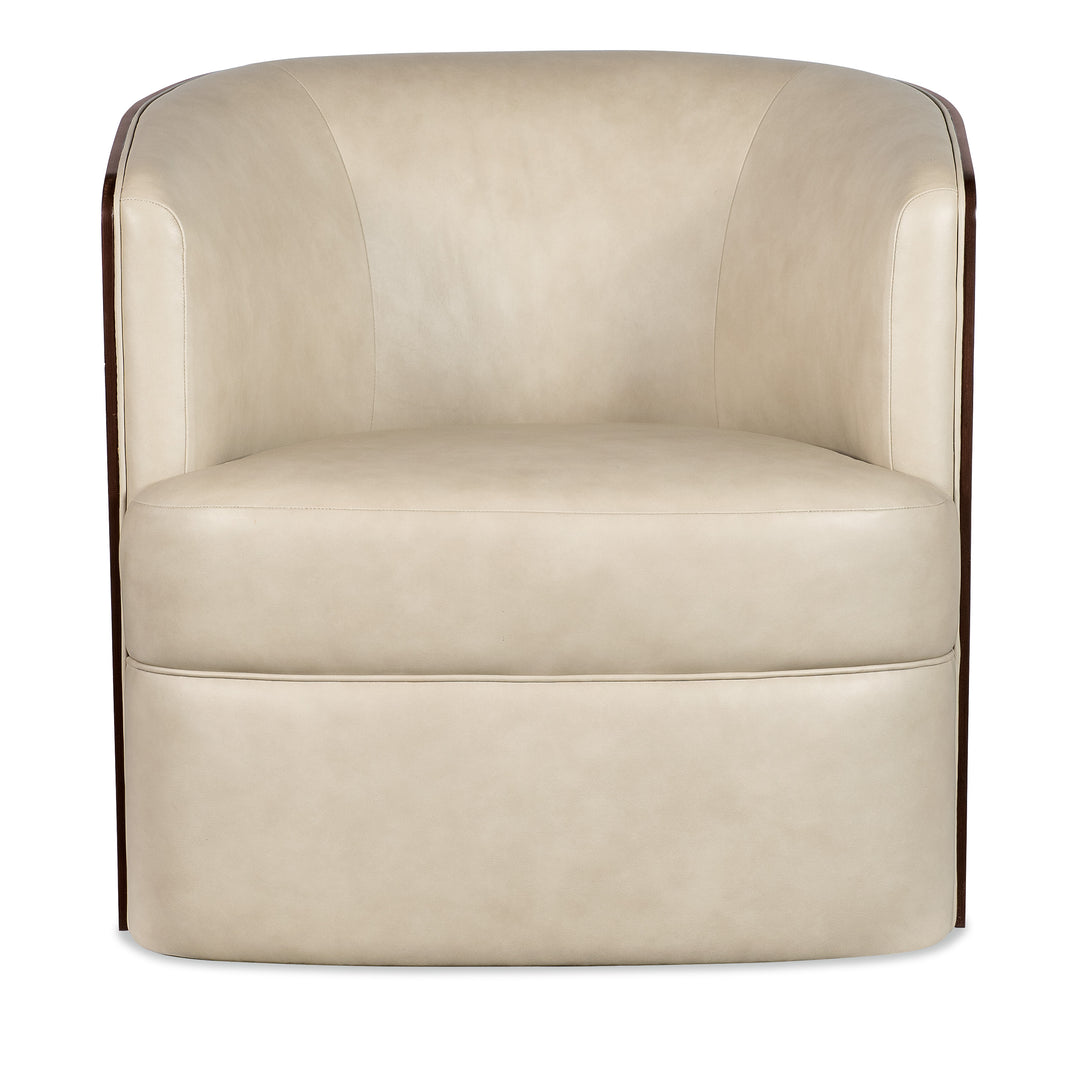 American Home Furniture | Hooker Furniture - Donna Swivel Chair - Beige