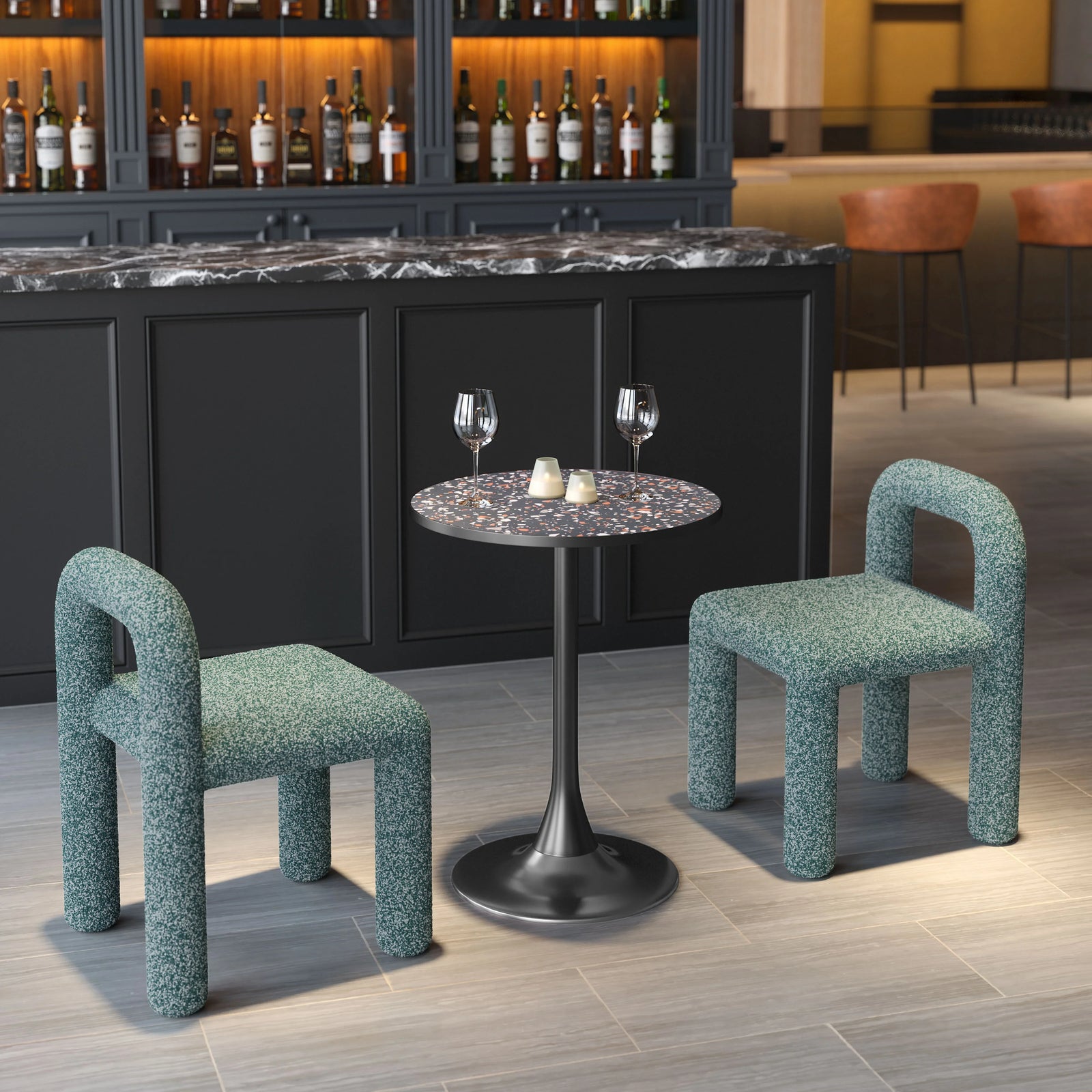 Zuo Bite Bistro Table Black DINING TABLES