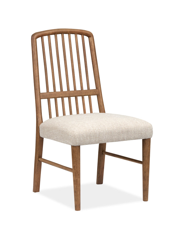 Woodward Dark Clove Wood Slat Back Side Chair - Set of 2 - D6521-62
