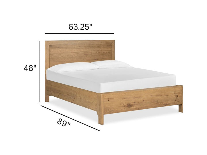 Davenport Rustic Caramel Queen Panel Bed - B6309-54