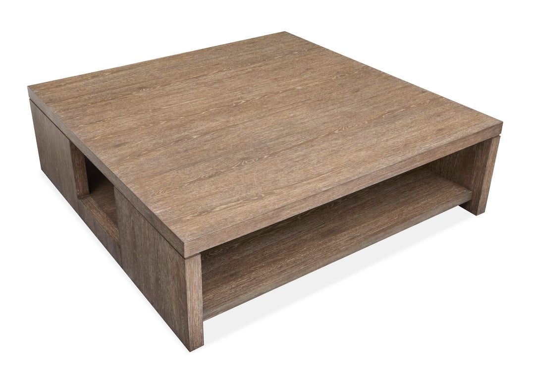 Conway Spiced Brown Square Cocktail Table With Casters - T6315-41