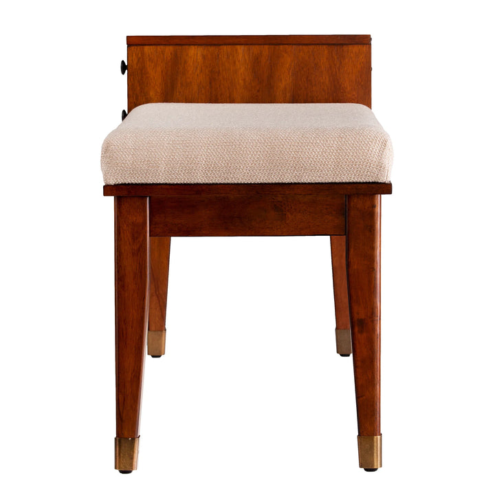 Rhoda Upholstered Bench with Storage - AmericanHomeFurniture